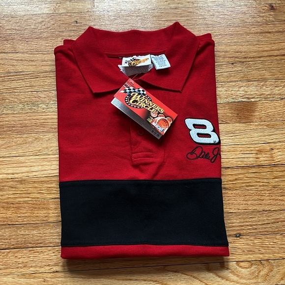 Vintage Dale Jr Polo Shirt / Large / New / Winners Circle / Nascar - Picture 10 of 10